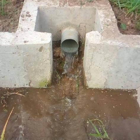 Ouvrage de prise parcellaire, site de Possao au Togo