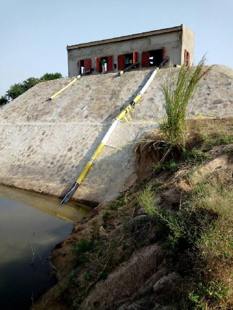 Station de pompage du site agricole Possaa au Togo