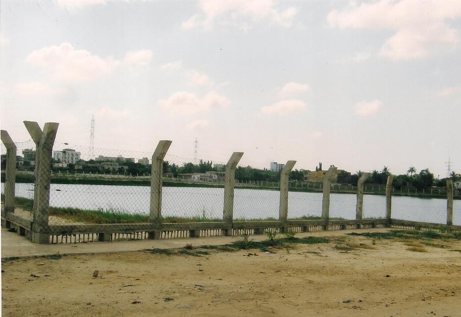 Bassin de rétention à Agbalepedogan