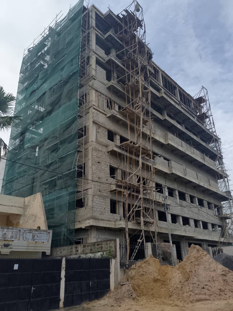 Construction d'un Bâtiment R+7 à la Direction du cadastre et de la Conservation foncière à Lomé