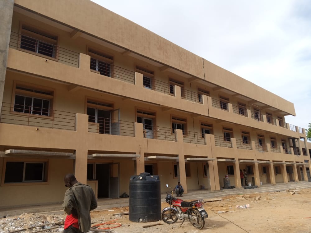 École Africaine de Météorologie et de l'Aviation Civile – EAMAC de Niamey en construction