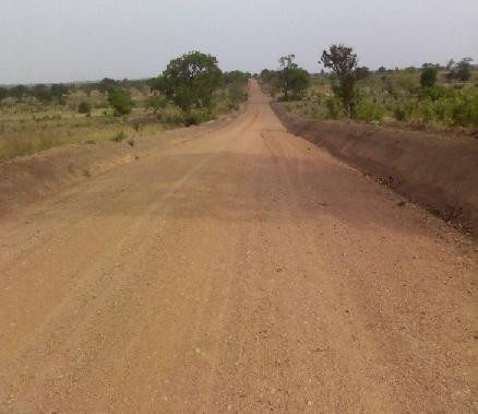 Route non revêtue KANTE-NADOBA – FRE BENIN