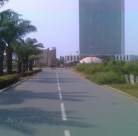 Avenue de l'Hôtel de Ville bitumée