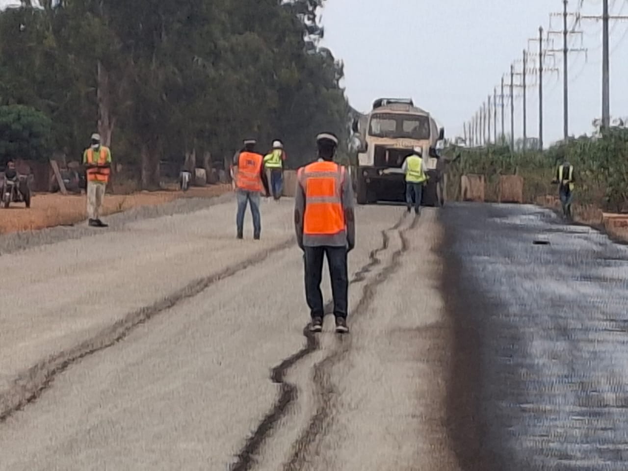 Travaux d'aménagement et de bitumage de la voie du Petit contournement de Lomé